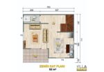 2+1 dubleks prefabrik ev 100 m² - Görsel 2