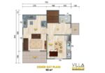 3+1 dubleks prefabrik ev 118 m² - Görsel 2