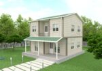 3+1 dubleks prefabrik ev 131 m²