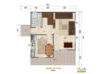 3+1 dubleks prefabrik ev 131 m² - Görsel 2