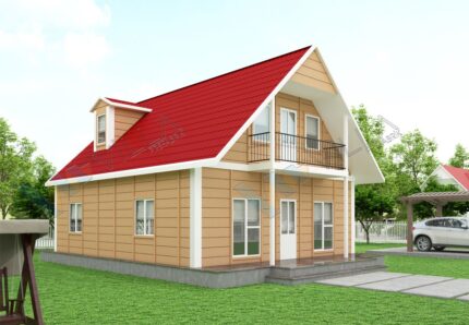 3+1 dubleks prefabrik ev 134 m²