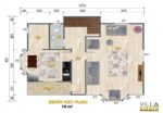 3+1 dubleks prefabrik ev 155 m² - Görsel 2