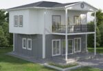 4+1 dubleks prefabrik ev 155 m²