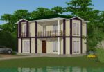 3+1 dubleks prefabrik ev 159 m²