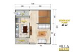 2+1 dubleks prefabrik ev 82 m² - Görsel 2
