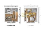 2+1 dubleks prefabrik ev 86 m² - Görsel 2