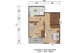 2+1 dubleks prefabrik ev 92 m² - Görsel 3