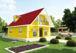 3+1 ucuz prefabrik dubleks ev 134 m²