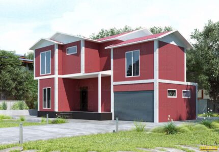 4+1 ucuz dubleks prefabrik ev 164 m²