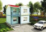 2+1 ucuz prefabrik dubleks ev 82 m²