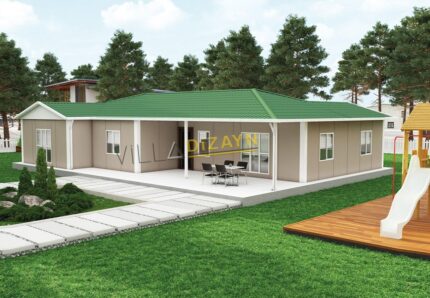 4+1 ucuz prefabrik ev 166 m²