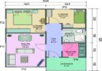2+1 ucuz prefabrik ev 53 m² - Görsel 2