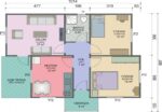 2+1 ucuz prefabrik ev 72 m² - Görsel 2