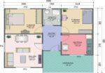 2+1 ucuz prefabrik ev 84 m² - Görsel 2