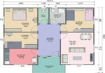3+1 ucuz prefabrik ev 96 m² - Görsel 2