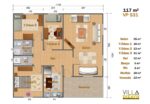 3+1 prefabrik ev 117 m² - Görsel 2