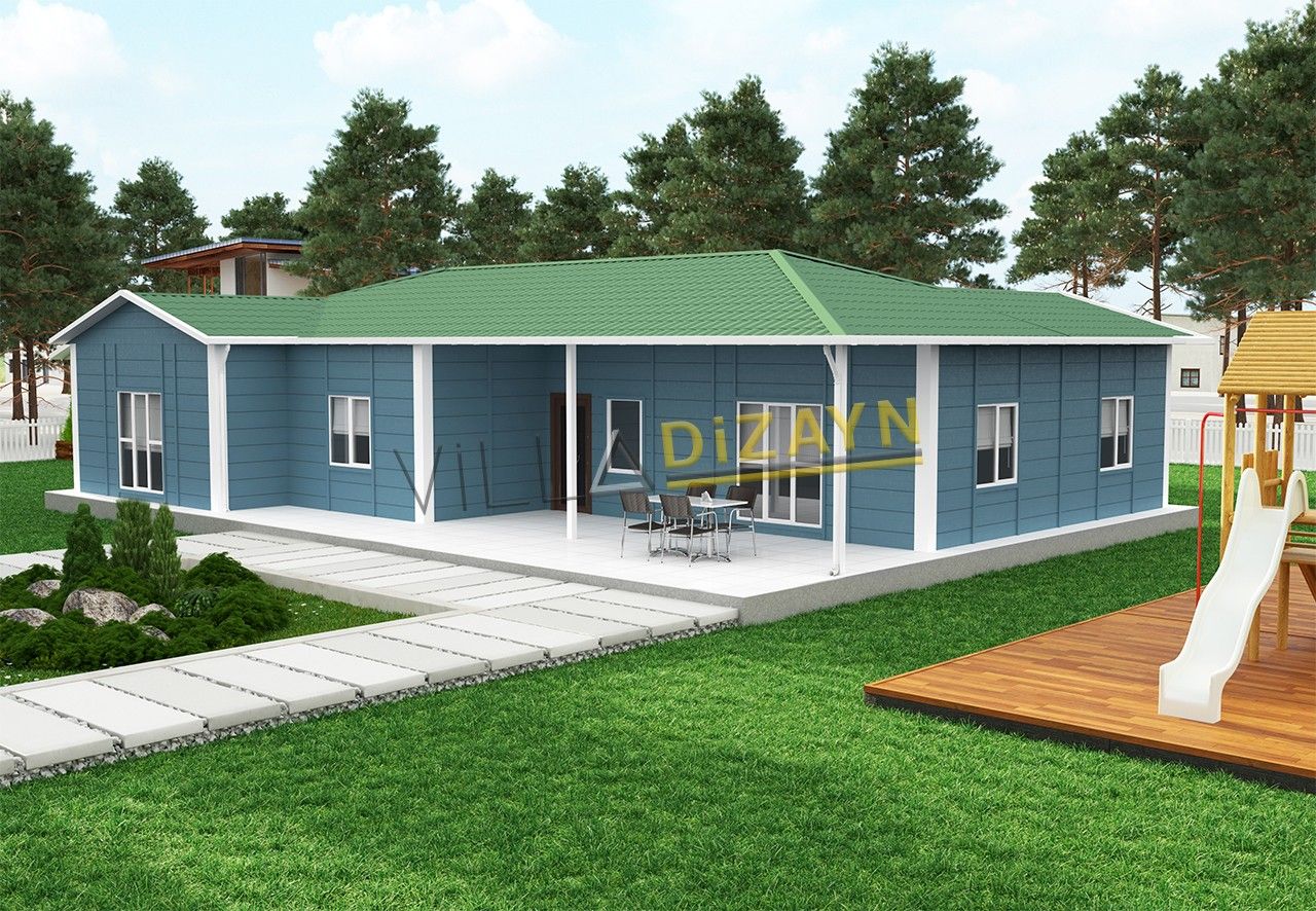 VDT166-R1 4+1 prefabrik ev 166 m² - Görsel 1
