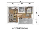 1+1 prefabrik ev 41 m² - Görsel 2