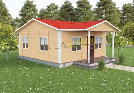 2+1 prefabrik ev 45 m²