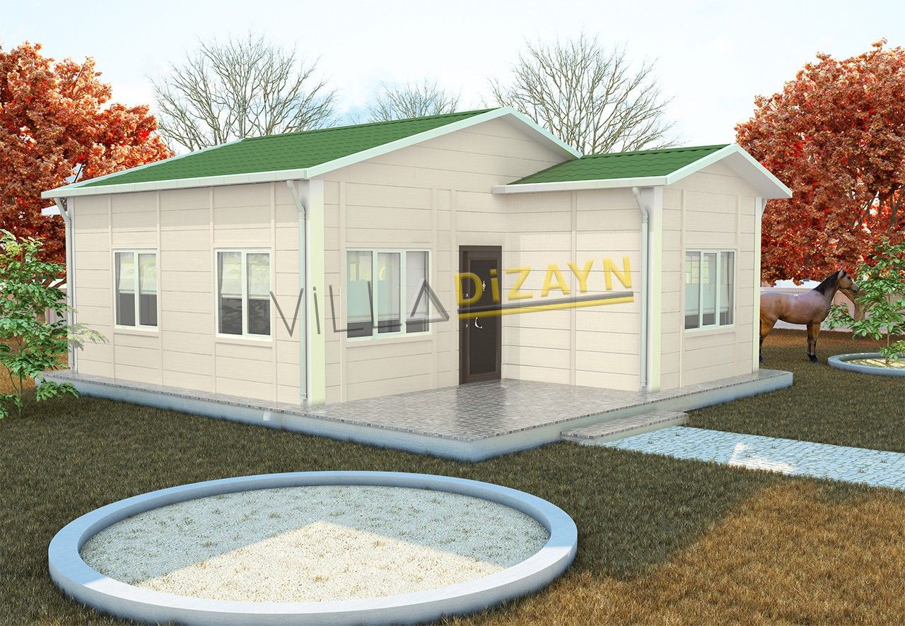 VDT49-R1 2+1 prefabrik ev 49 m² - Görsel 1