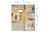 2+1 prefabrik ev 49 m² - Görsel 2