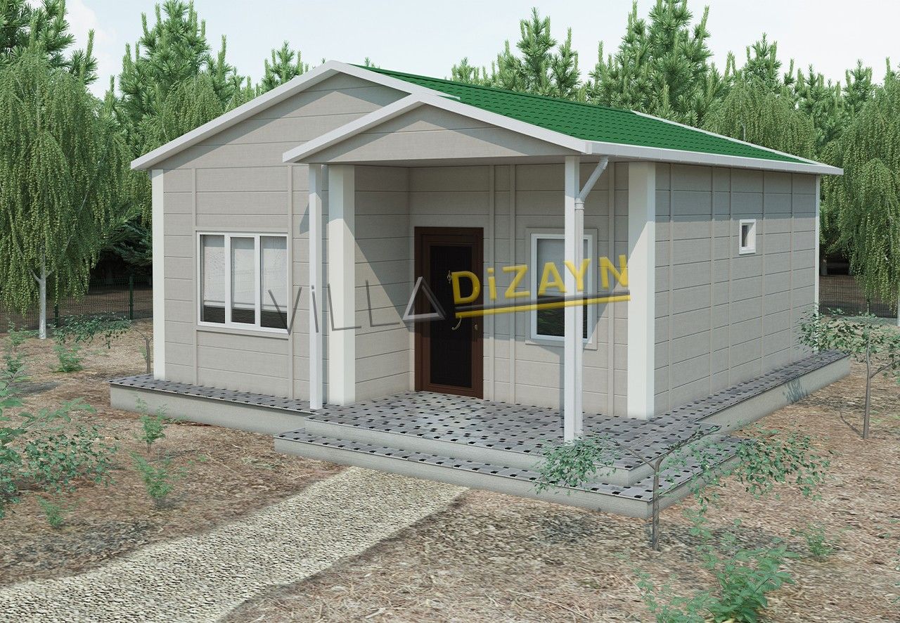 VDT53-R1 2+1 prefabrik ev 53 m² - Görsel 1