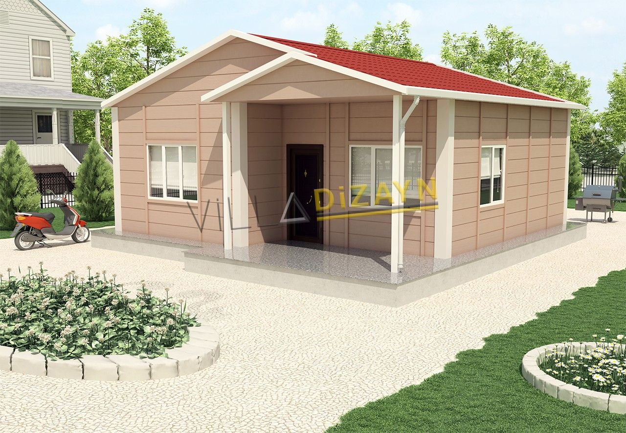 VDT62-R1 2+1 prefabrik ev 62 m² - Görsel 1