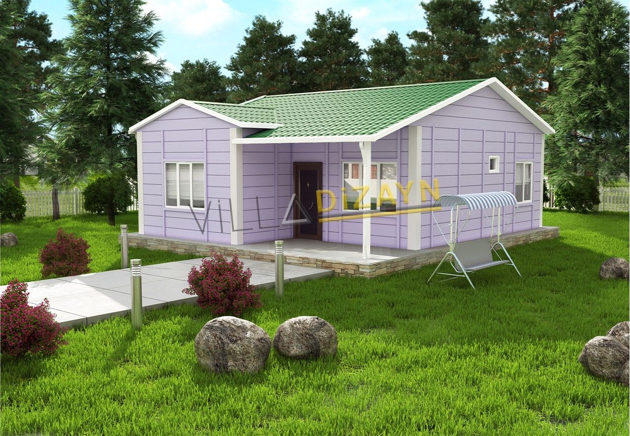 VDT68-R1 2+1 prefabrik ev 68 m² - Görsel 1