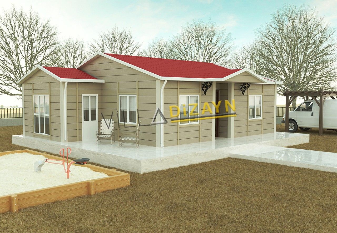 VDT72-R1 2+1 prefabrik ev 72 m² - Görsel 1