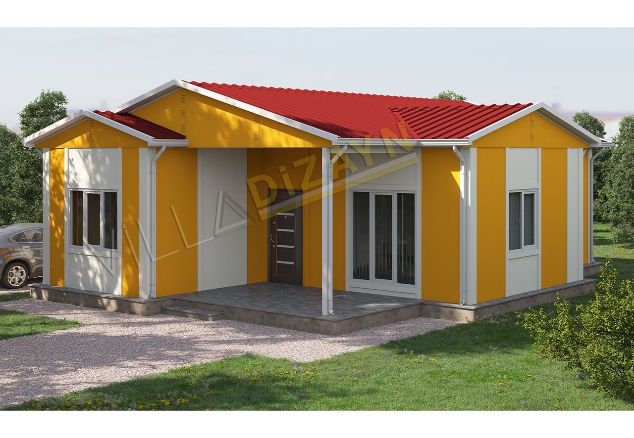 VDT79-R1 2+1 prefabrik ev 79 m² - Görsel 1