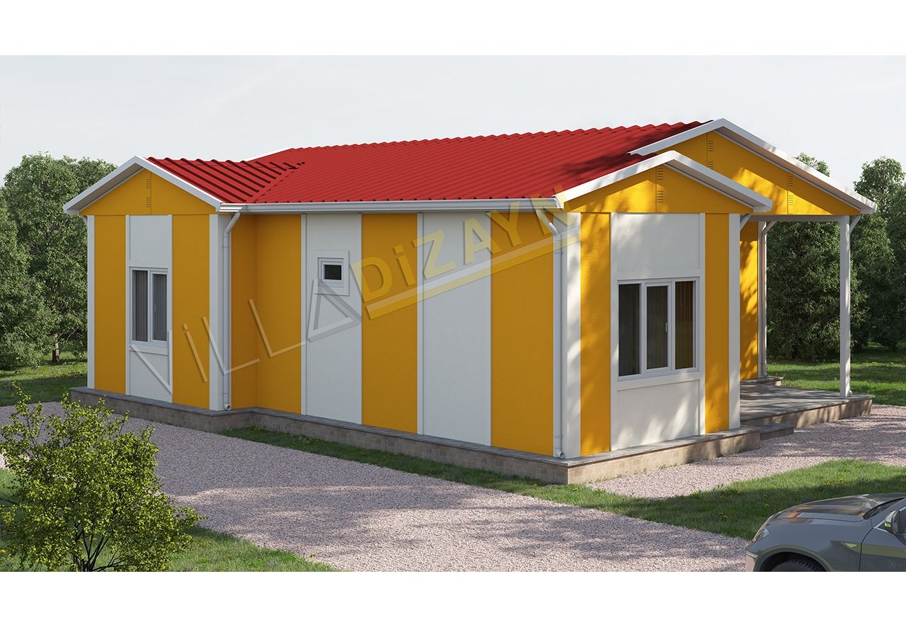 VDT79-R3 2+1 prefabrik ev 79 m² - Görsel 3