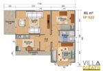 2+1 prefabrik ev 81 m² - Görsel 2