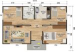 3+1 prefabrik ev 82 m² - Görsel 2