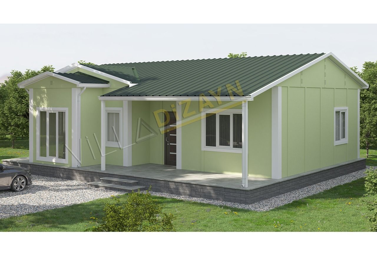 VDT93-R1 2+1 prefabrik ev 93 m² - Görsel 1