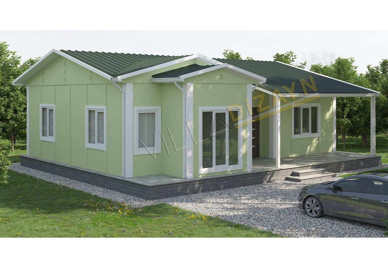 VDT93-R3 2+1 prefabrik ev 93 m² - Görsel 3