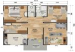 3+1 prefabrik ev 96 m² - Görsel 2