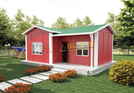 1+1 prefabrik ev 43 m²
